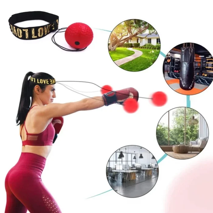 Head-Mounted Boxing Reflex Ball – Speed Training, Sanda Fitness, and Home Boxing Equipment 6